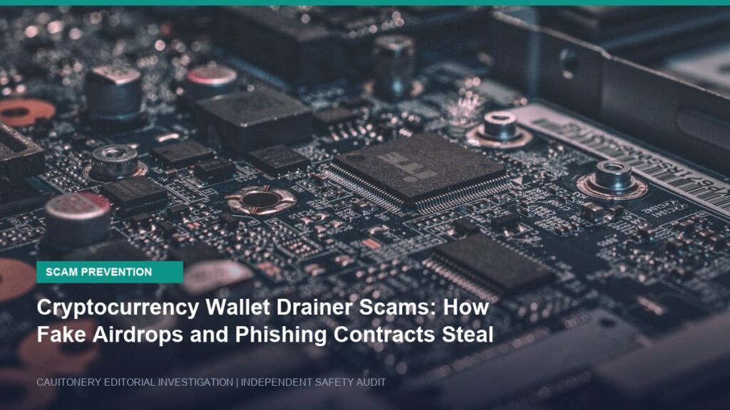 Cryptocurrency Wallet Drainer Scams: How Fake Airdrops and Phishing Contracts Steal Assets Cryptocurrency Wallet Drainer Scams: How Fake Airdrops and Phishing Contracts Steal Assets