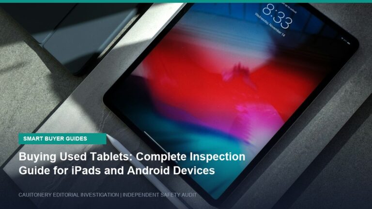 Buying Used Tablets: Complete Inspection Guide for iPads and Android Devices Buying Used Tablets: Complete Inspection Guide for iPads and Android Devices