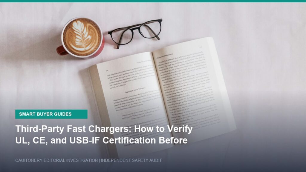 Third-Party Fast Chargers: How to Verify UL, CE, and USB-IF Certification Before Buying