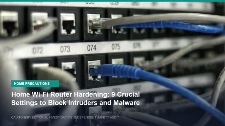 Home Wi-Fi Router Hardening: 9 Crucial Settings to Block Intruders and Malware