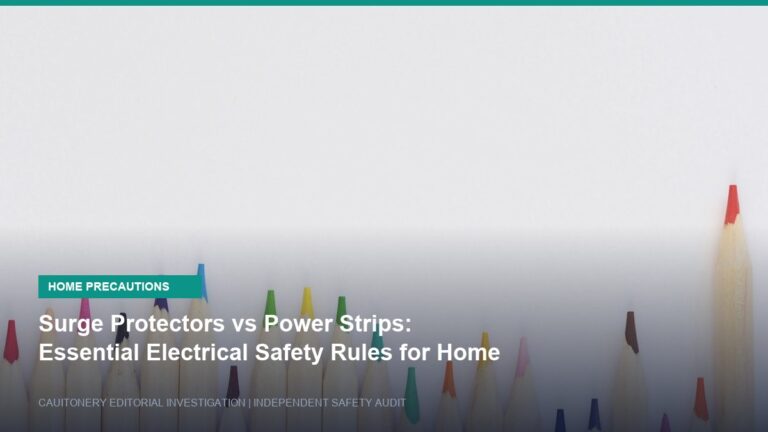 Surge Protectors vs Power Strips: Essential Electrical Safety Rules for Home Electronics